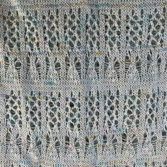 Mint dressy crochet top - Picture 2 of 2